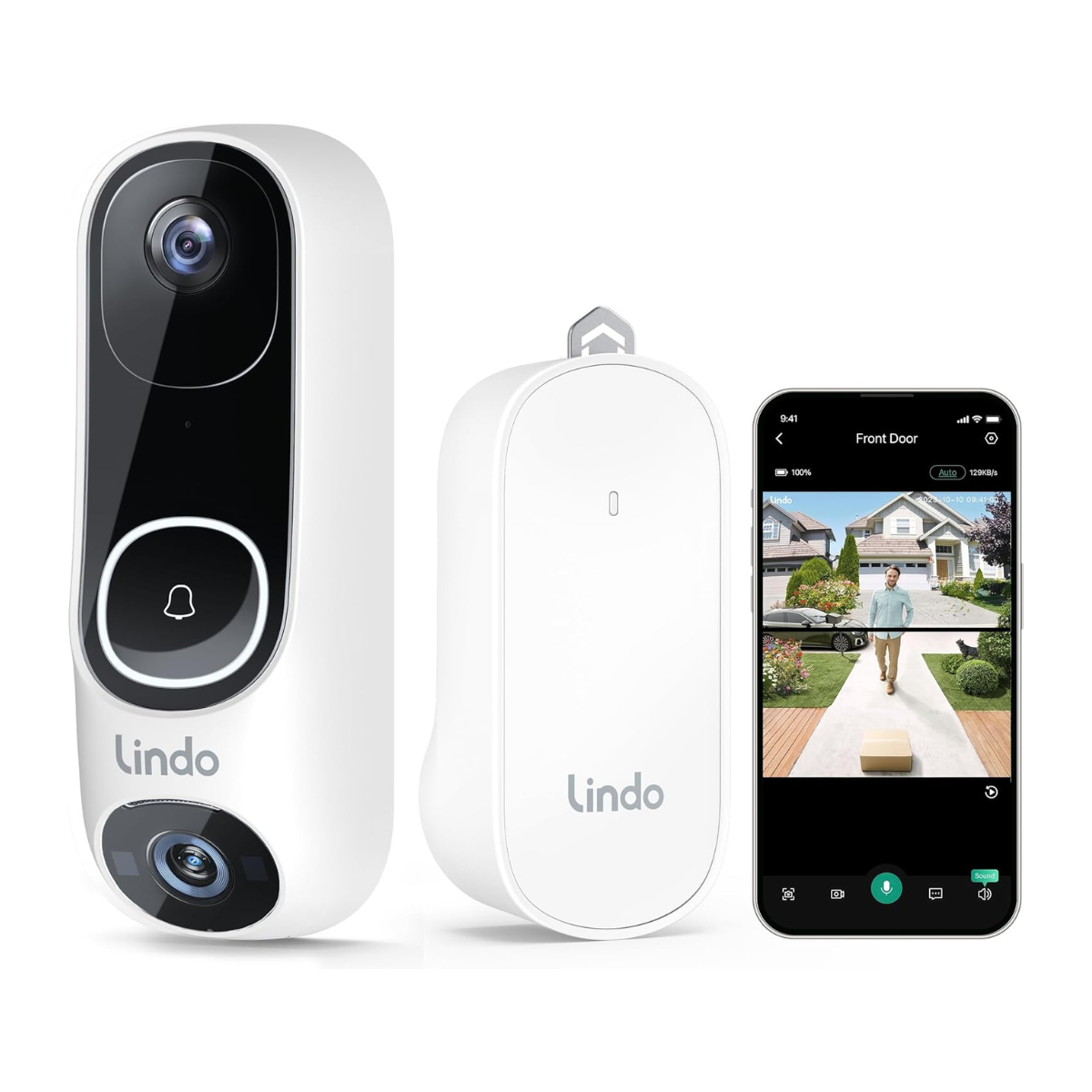 The Lindo Pro Dual Video Doorbell