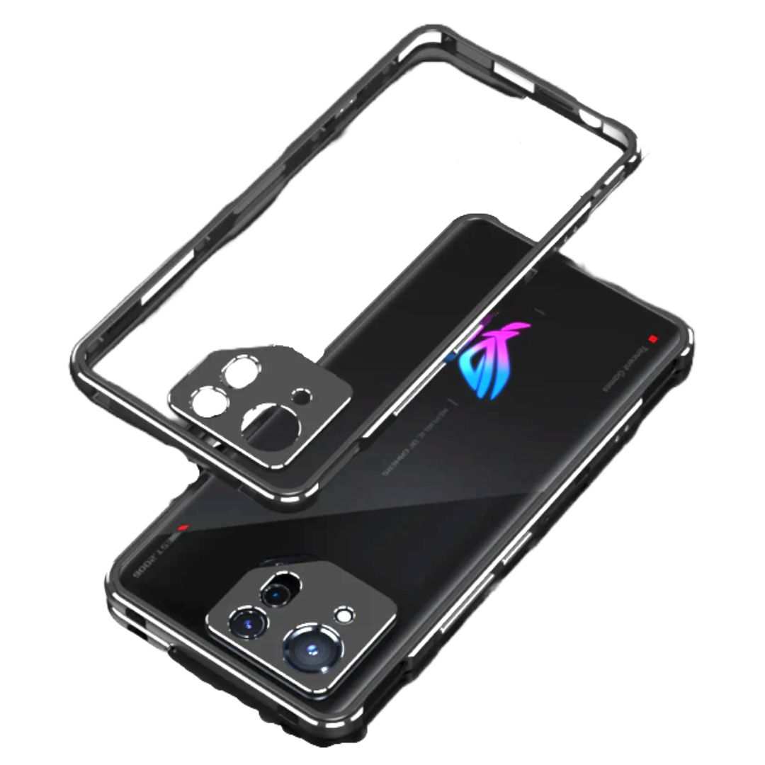 IY Aurora Sword Bumper Case for ROG Phone 8 Pro, overlayed view