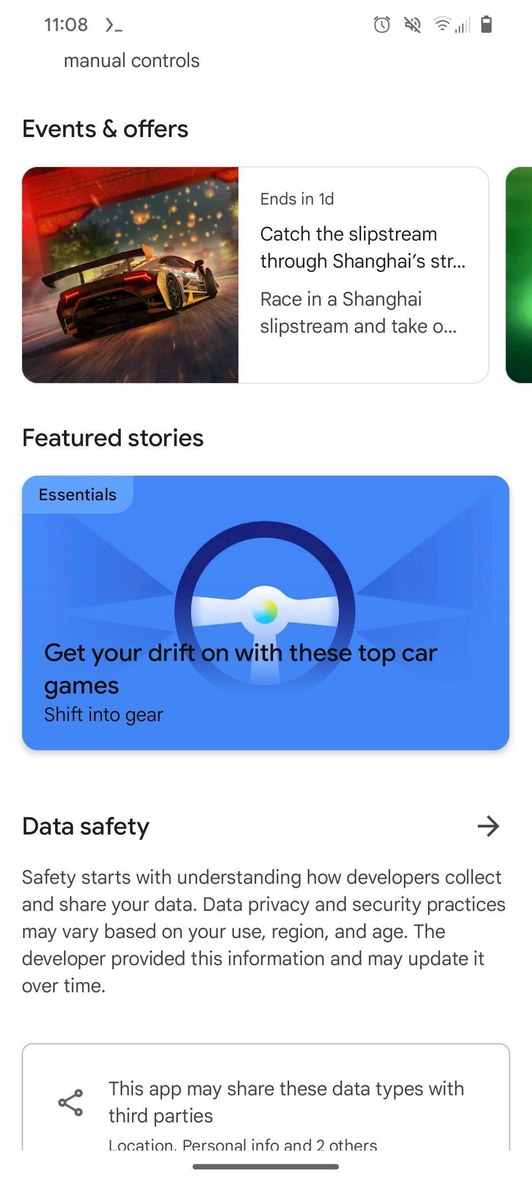 The Google Play Store dons a modern look with a new card-style context menu