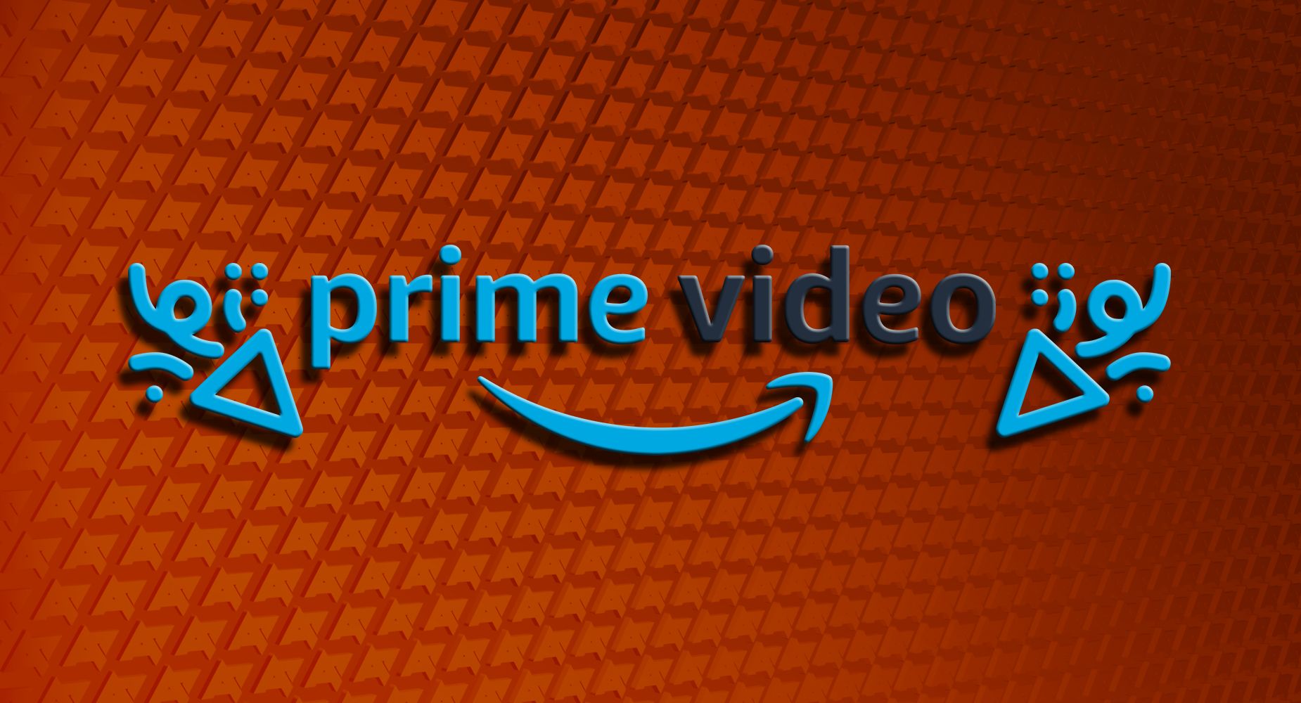 Amazon Prime Video logo flanked by Watch Party icons over an array of AP logos