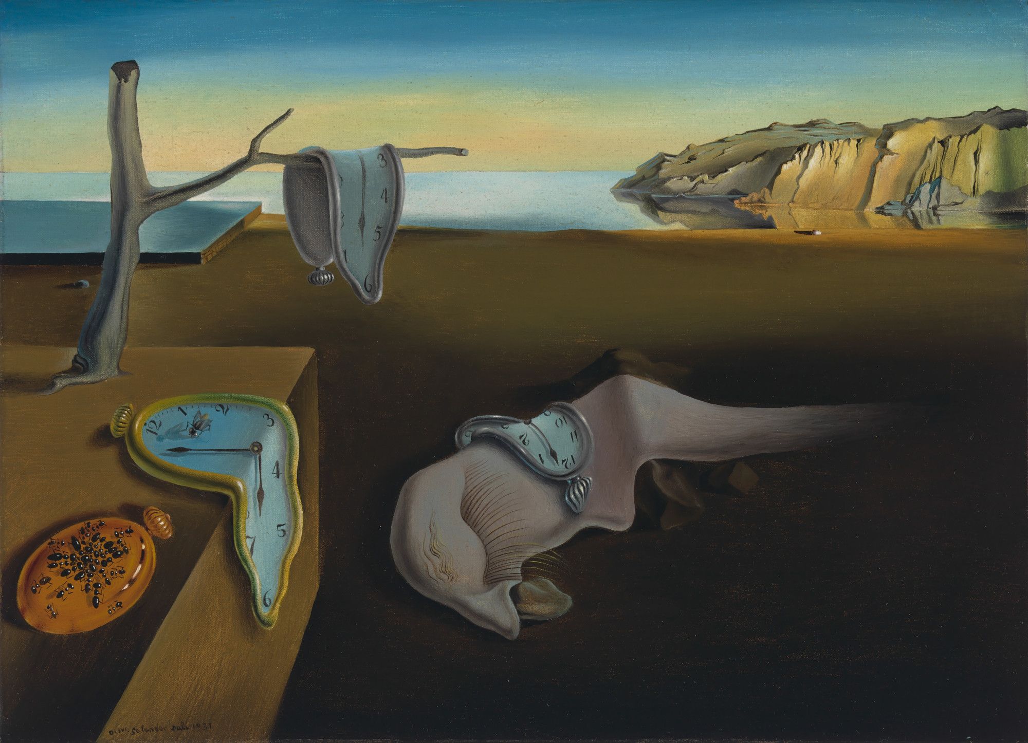Salvador Dali's 1931 painting titled The Persistence of Memory