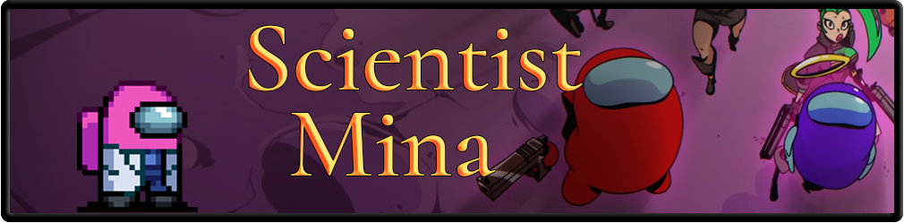 Vampire Survivors Scientist Mina character banner