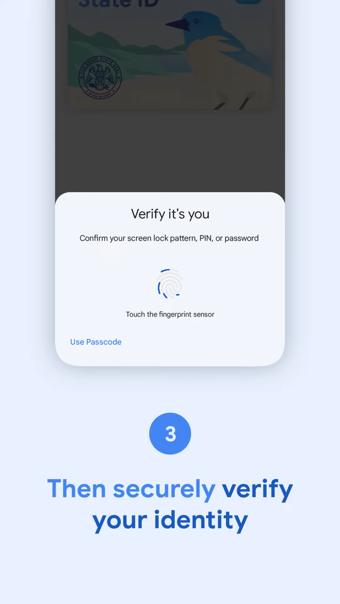 biometric authentication in google wallet app