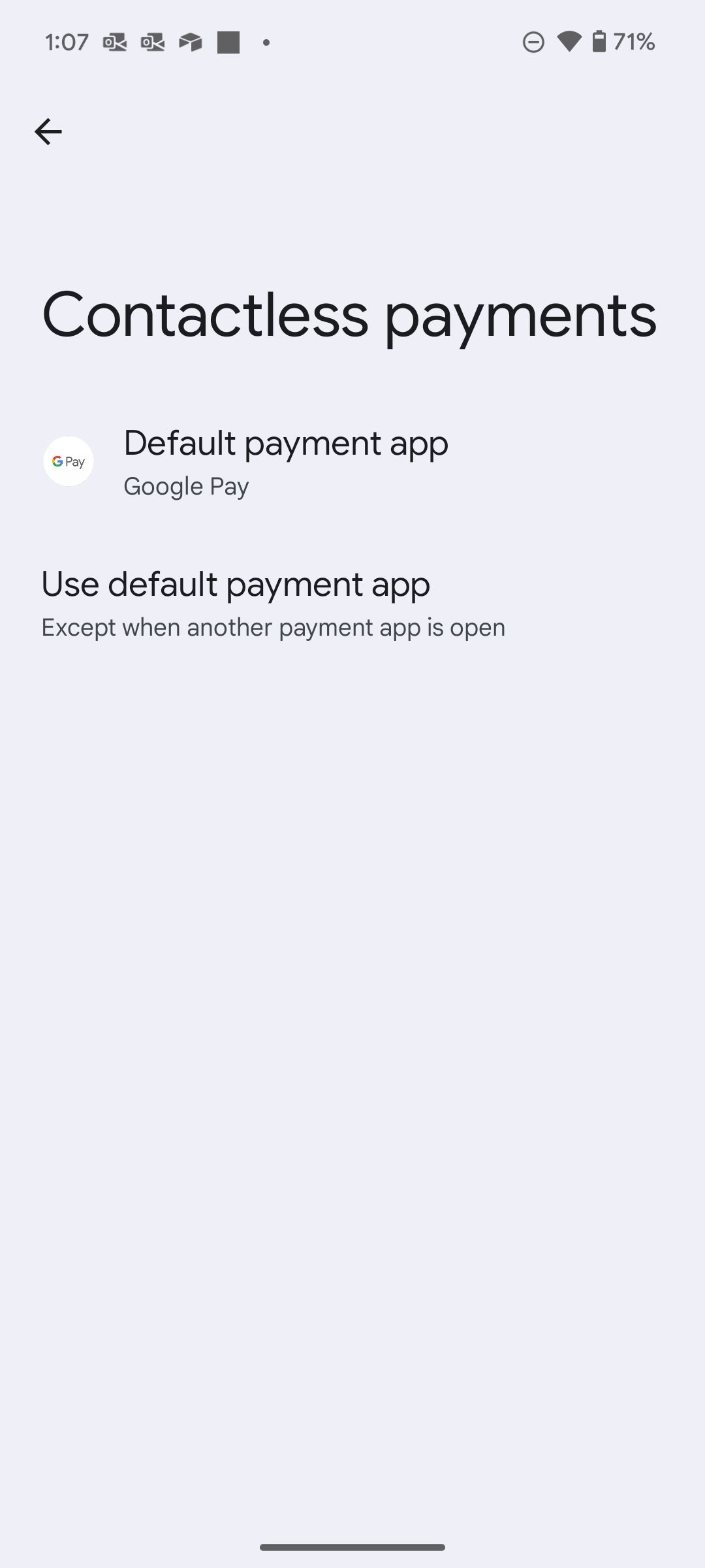 Contactless payments on Android