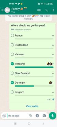 WhatsApp How To Create Polls