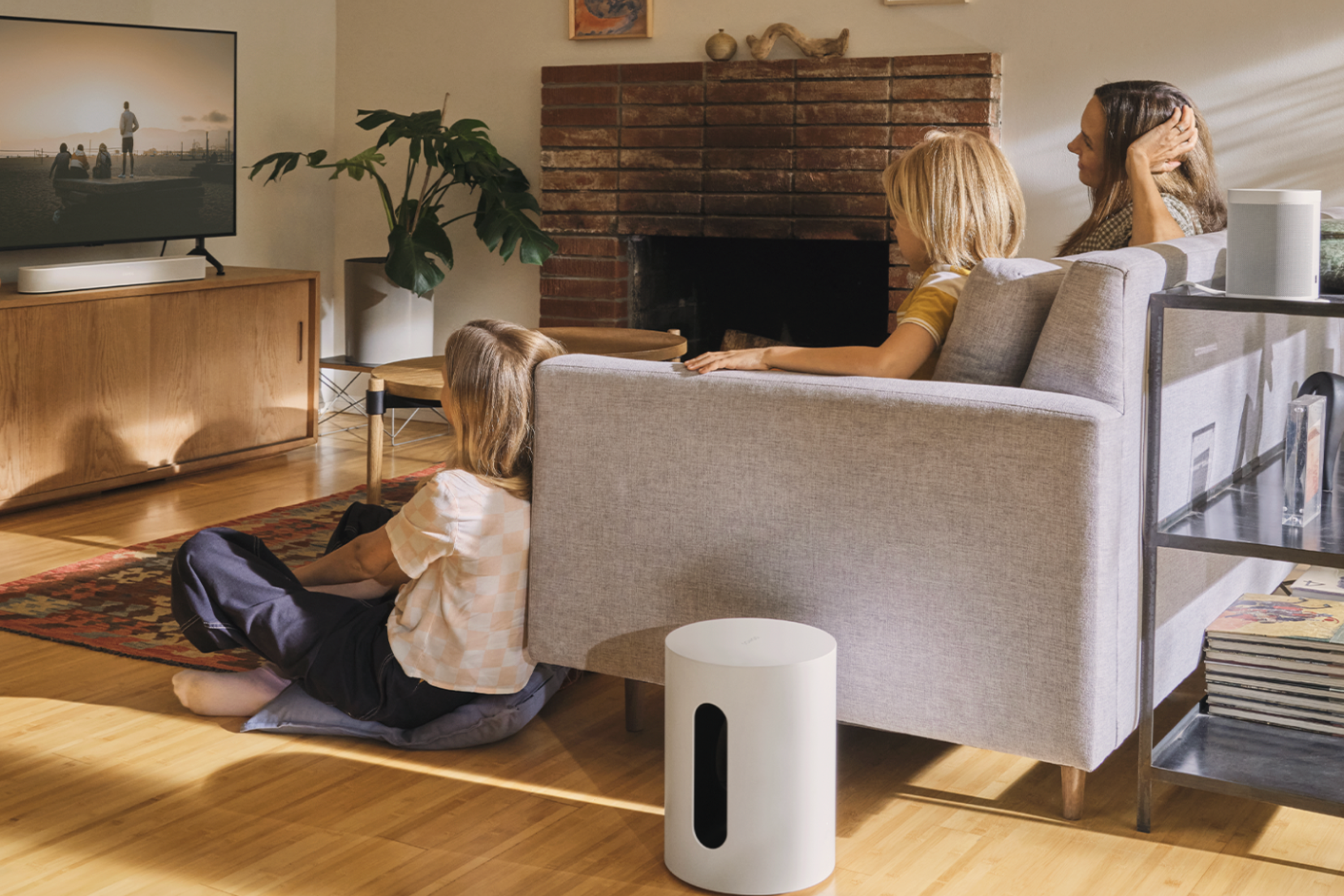 Sonos speakers in living room