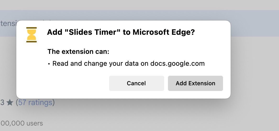 add slides timer extension