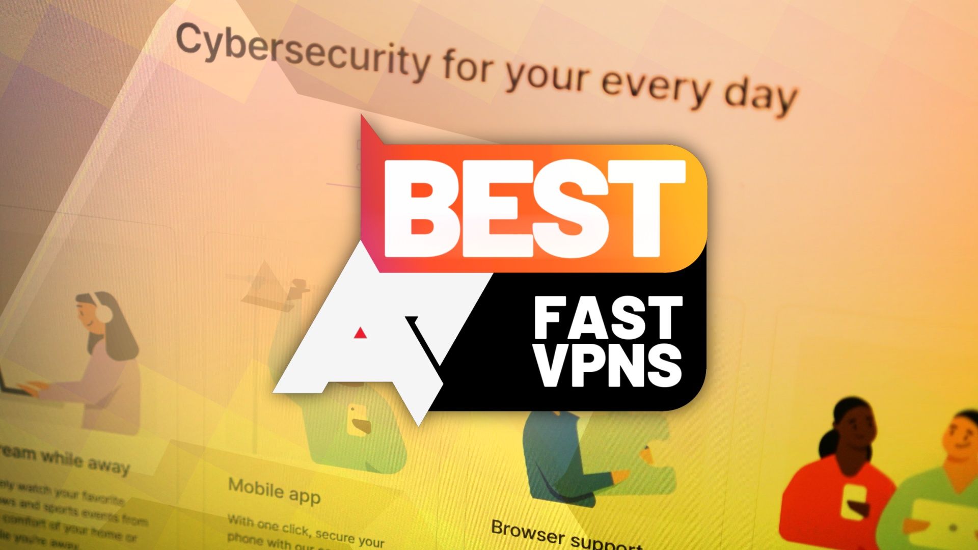 A screenshot of a VPN support page with an 'AP Best Fast VPNs' logo on top