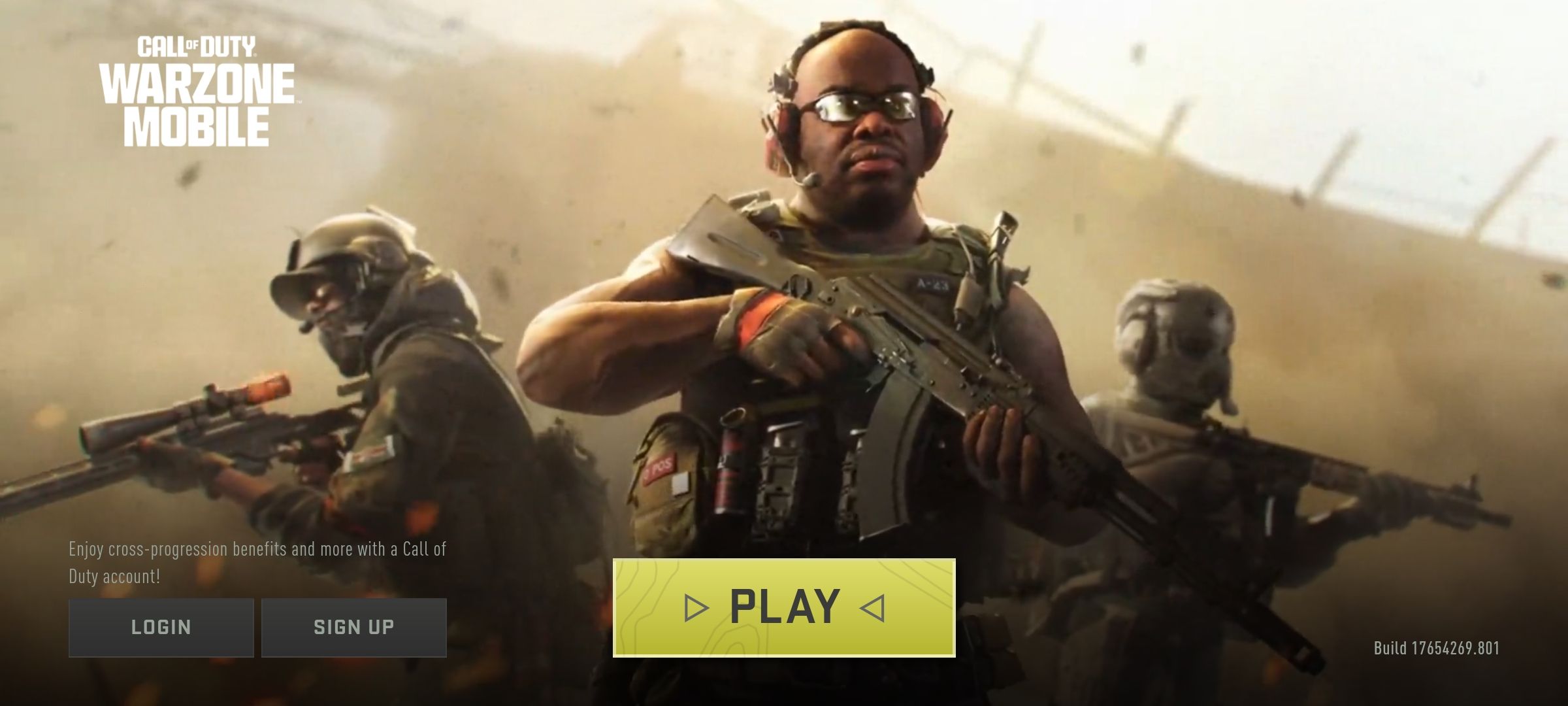 Call of Duty Warzone Mobile play screen screenshot