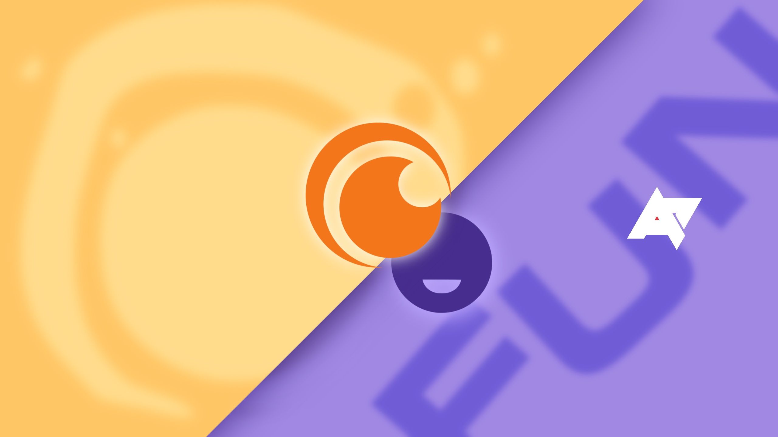 crunchyroll and funimation logoa with AP logo