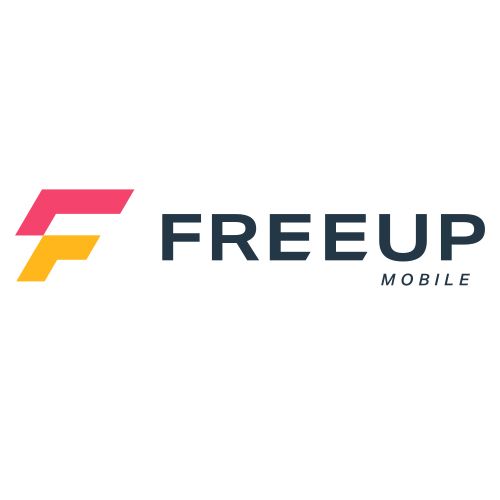 FreeUp Mobile logo and wordmark