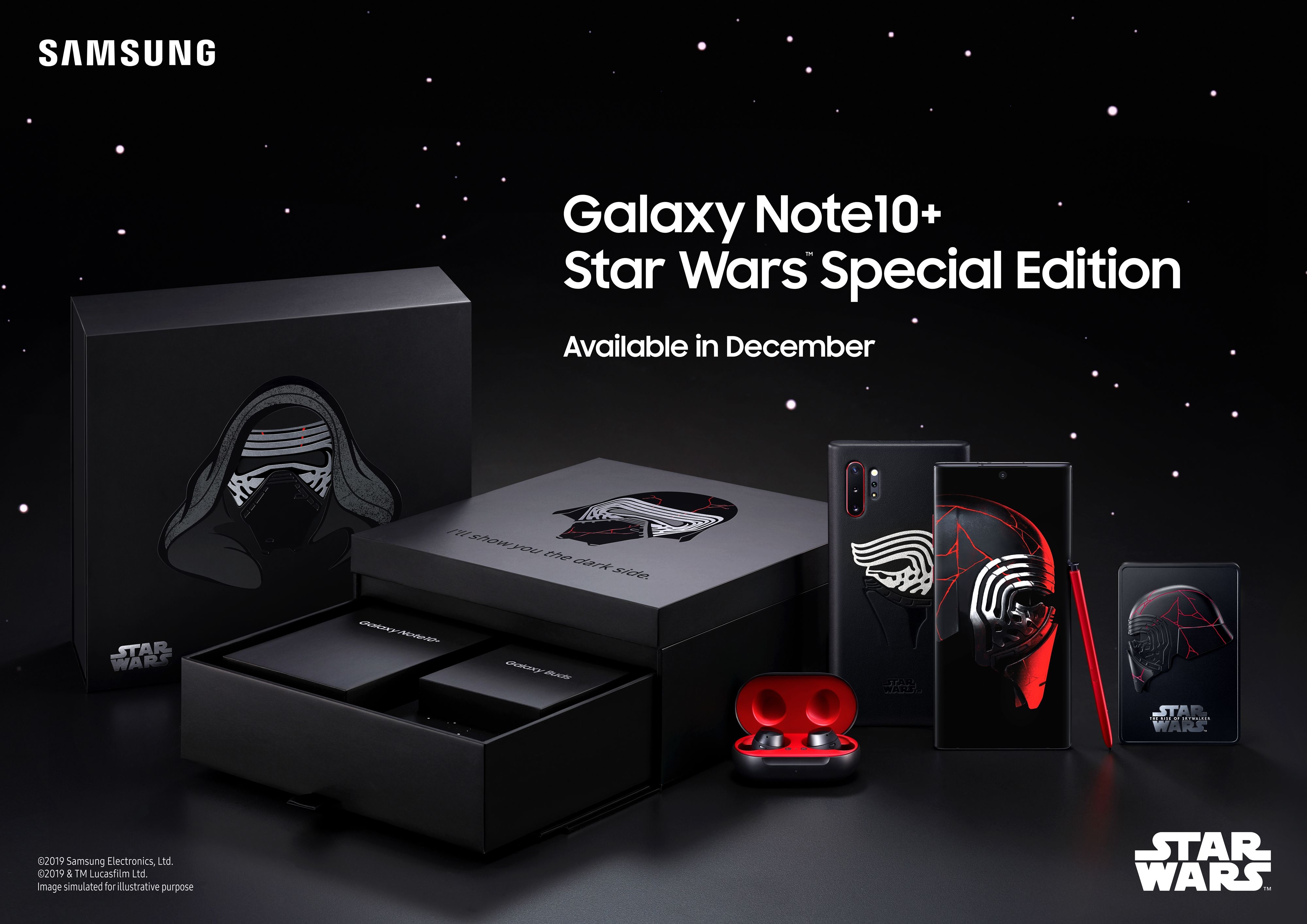 A photo of the Samsung Galaxy Note 10+ Star Wars Edition