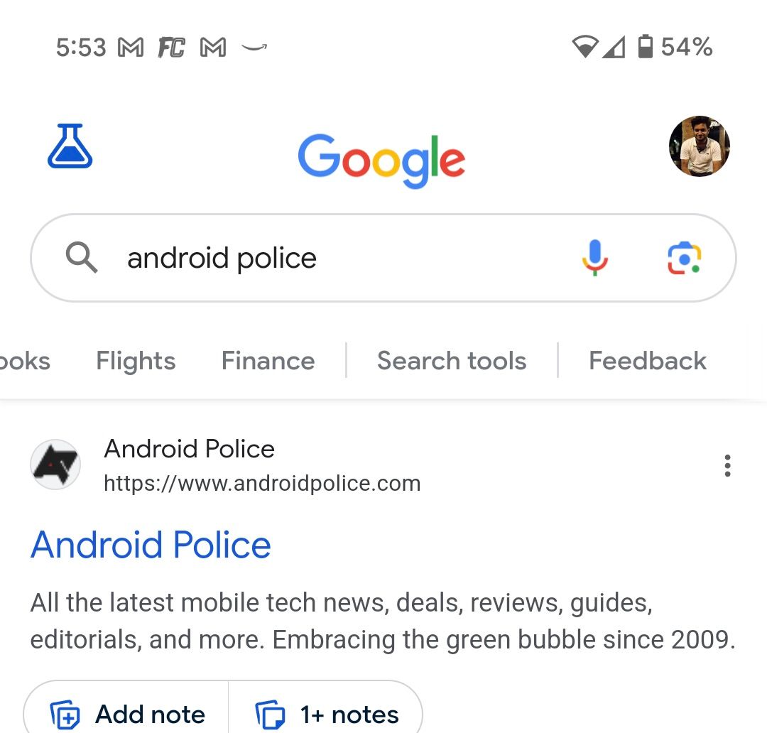 Google Advanced Search Android