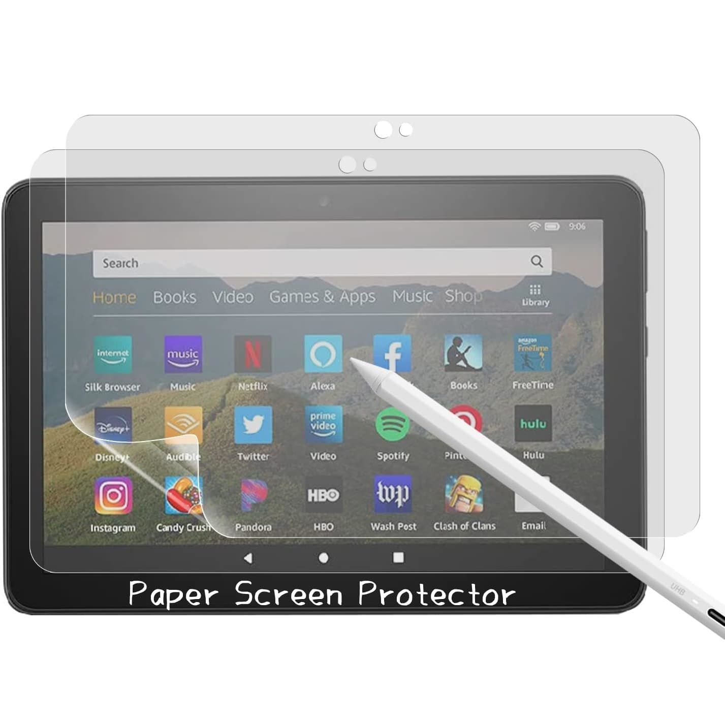 Keanboll Paper Screen Protector for Fire HD 8 on a white background