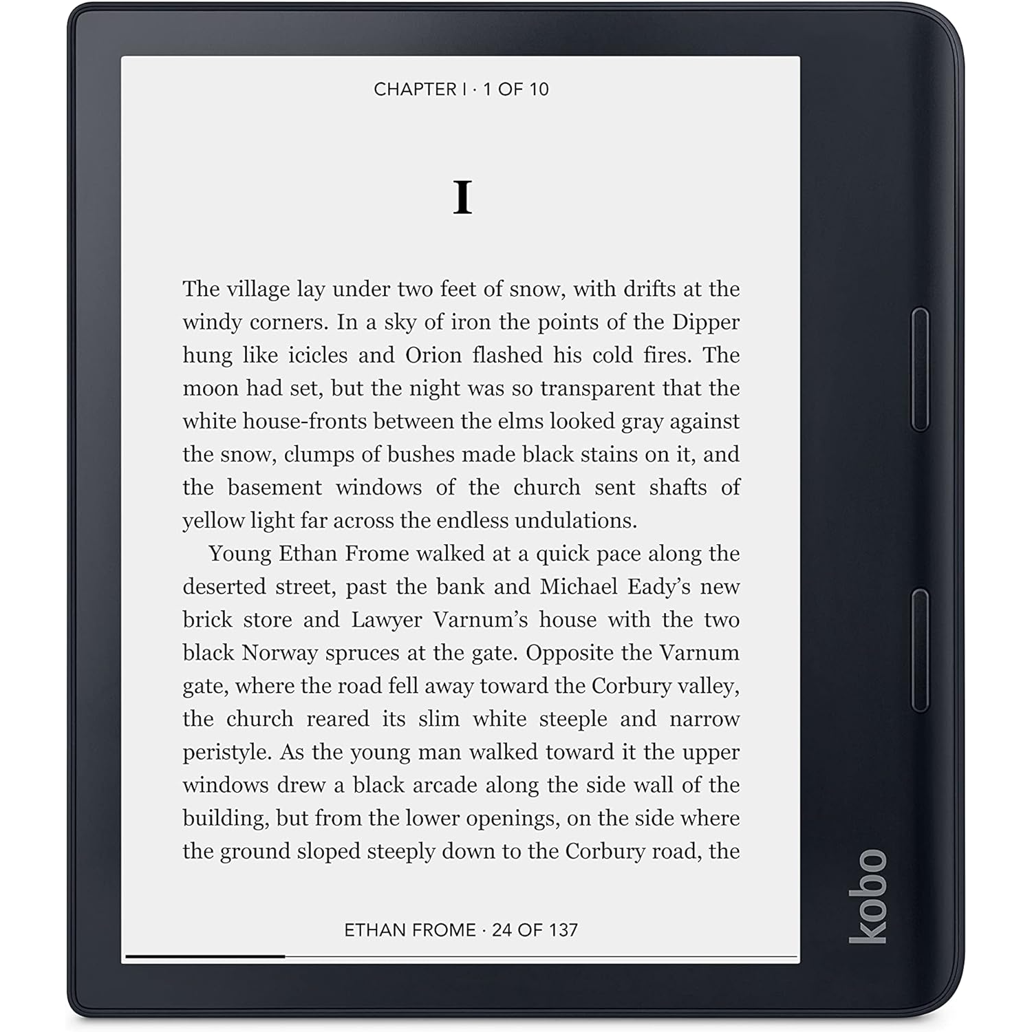 kobo sage front view