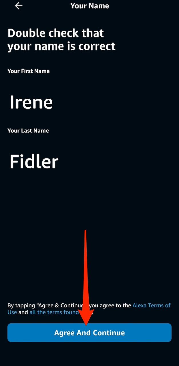 Double check the name in the Amazon Alexa app