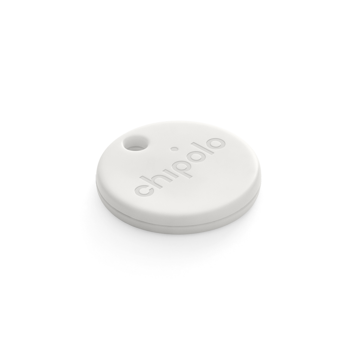 Chipolo One Point smart tracker on a white background