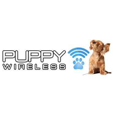 Puppy Wireless wordmark and logo