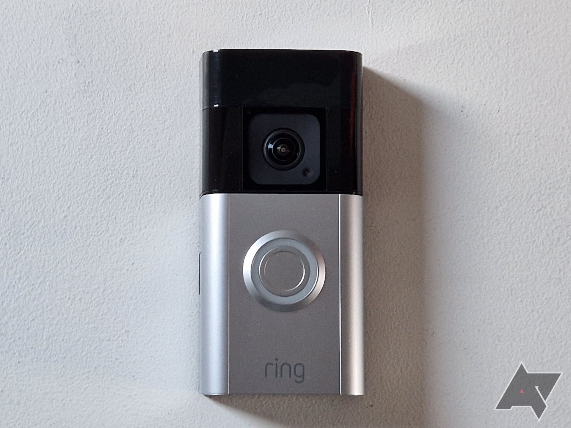 Ring Battery Doorbell Pro mounted on the wall