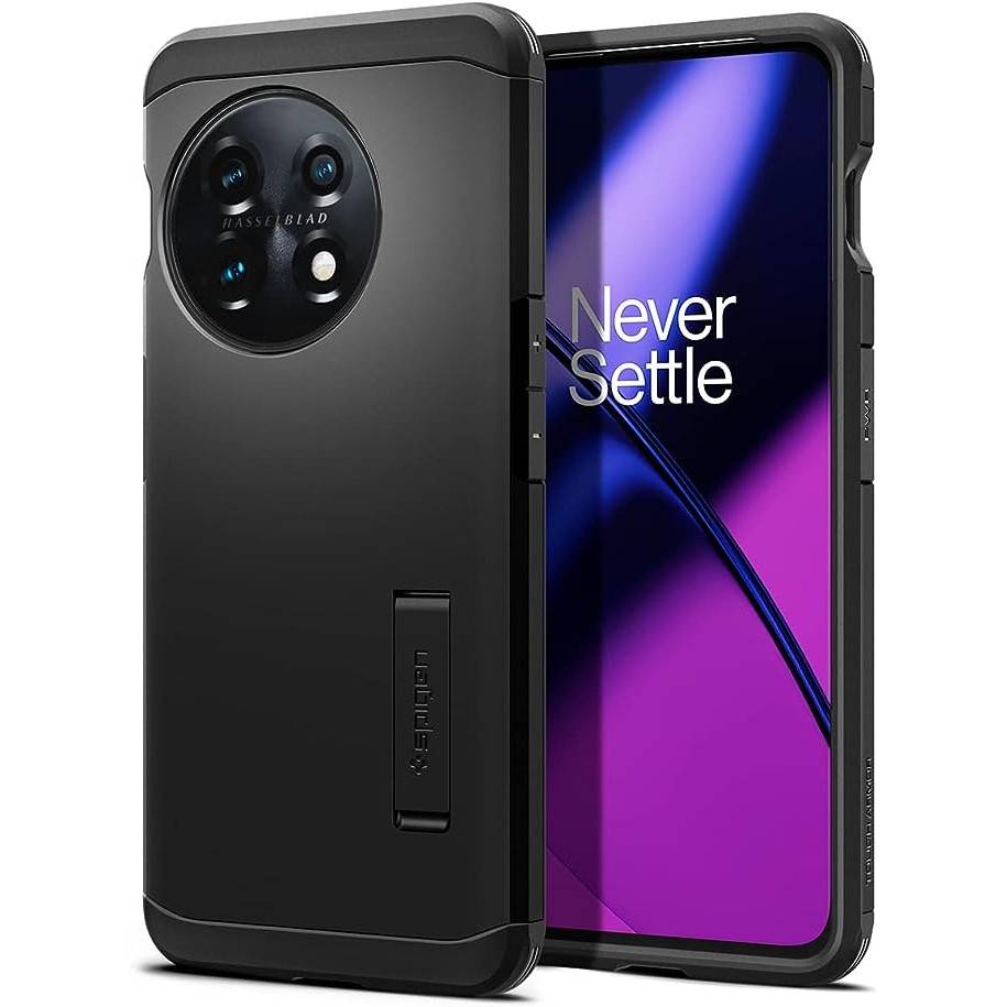 Cover HAOYE Per OnePlus 11 - Custodia Rigida Antiurto Trasparente Con Effetto Sfumato Blu, Protezione Militare