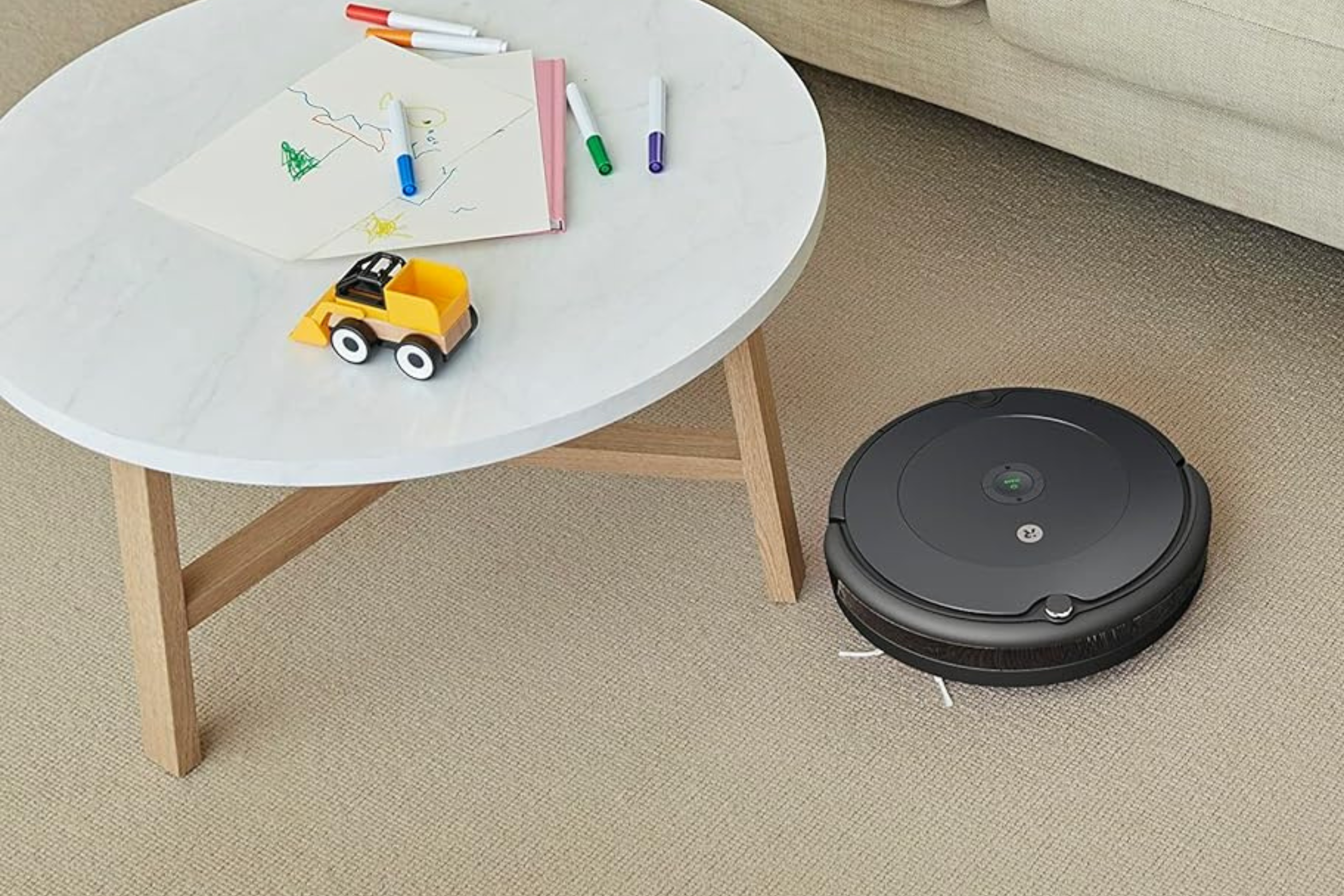 Roomba 694 cleaning carpet