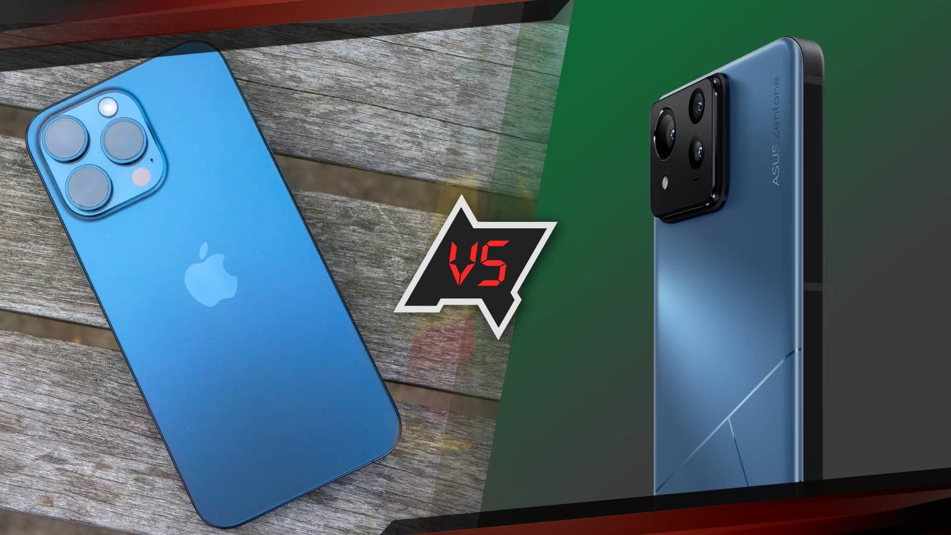 The Apple iPhone 15 Pro Max compared to the Asus Zenfone 11 Ultra