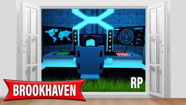 Roblox Brookhaven RP gaming poster with text