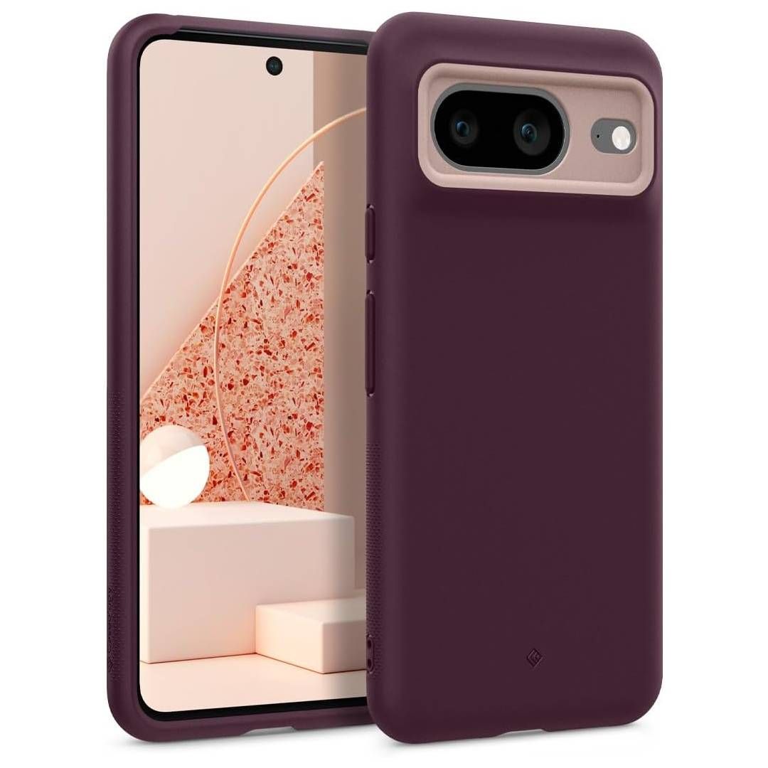 A render of the Pixel 8 in the Caseology Nano Pop case