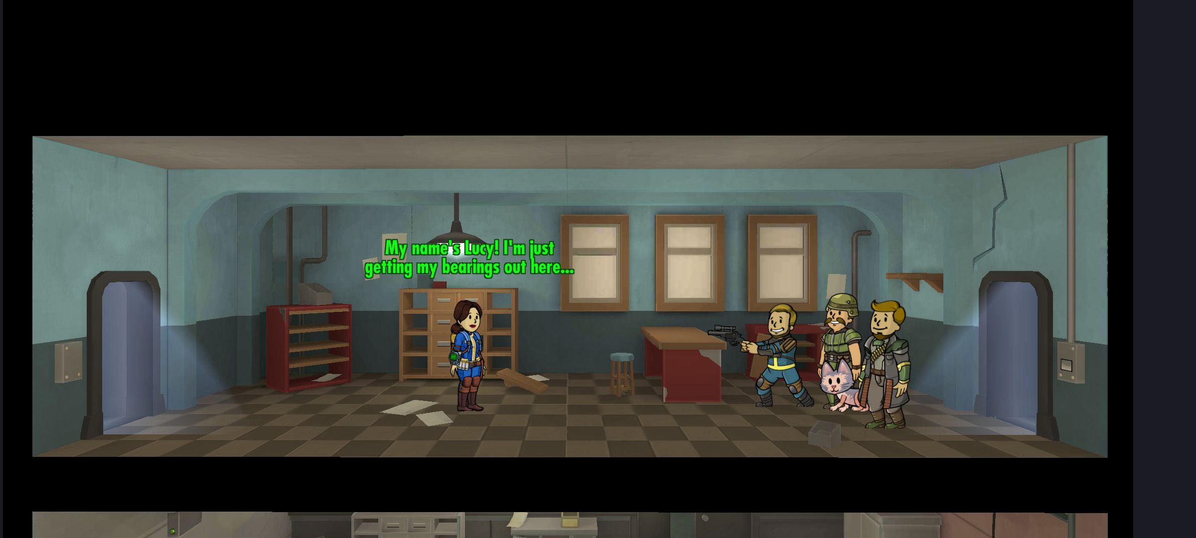 Fallout Shelter Lucy encounter