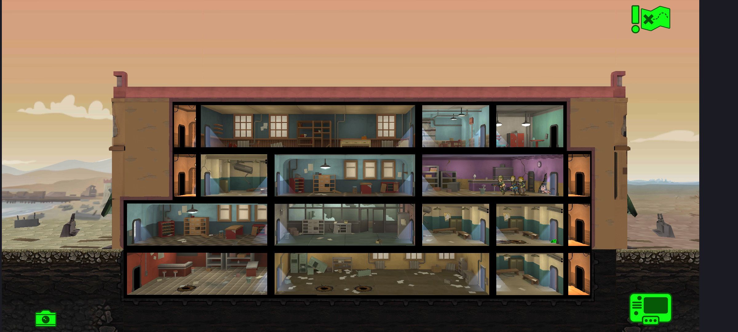 Fallout Shelter Lucy quest building