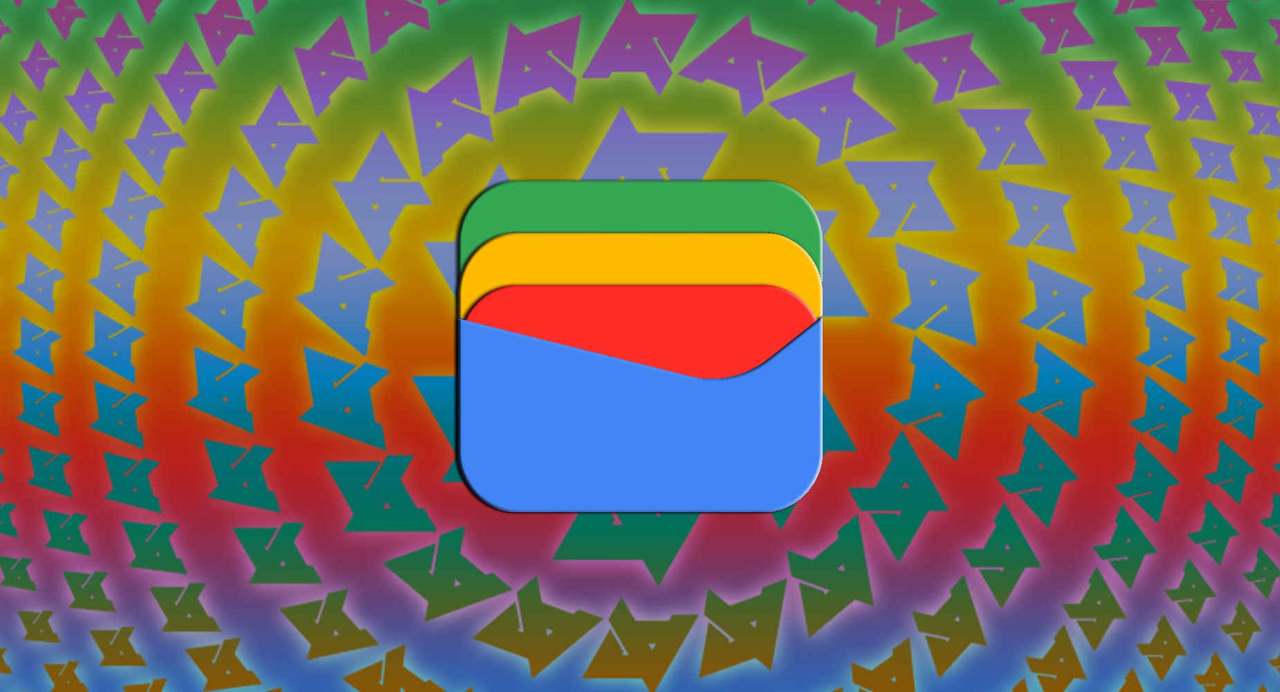 Google Wallet logo on field of AP logos