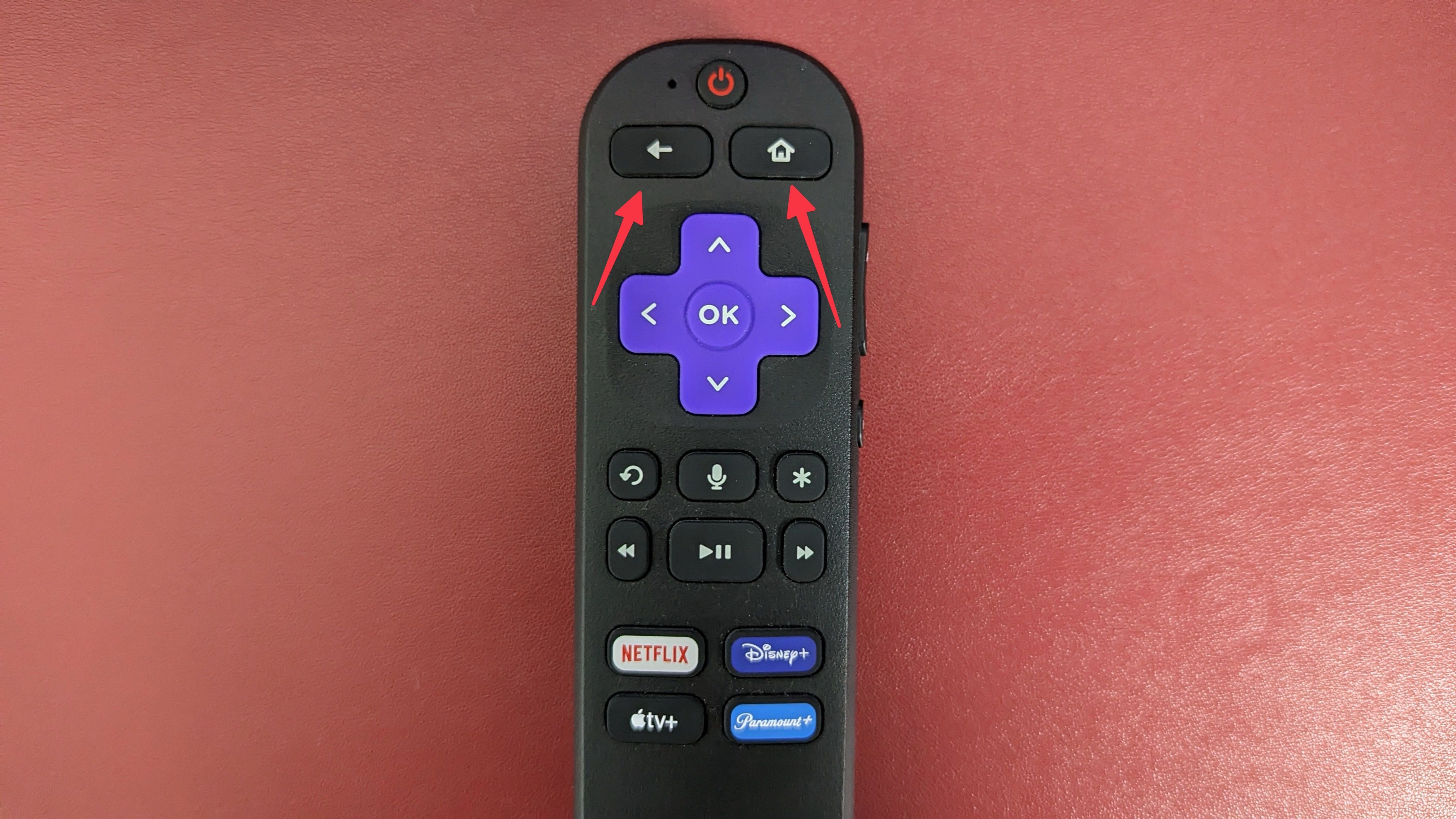 Put Roku remote in pairing mode