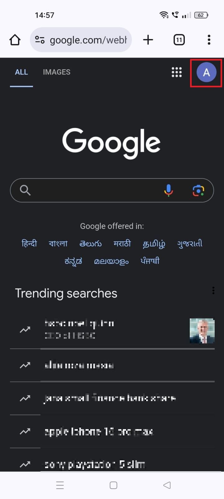 How to turn off Google Search