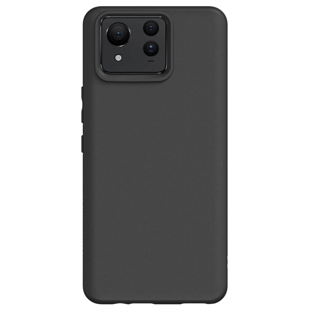 The back of the Asus Zenfone 11 Ultra with a black case