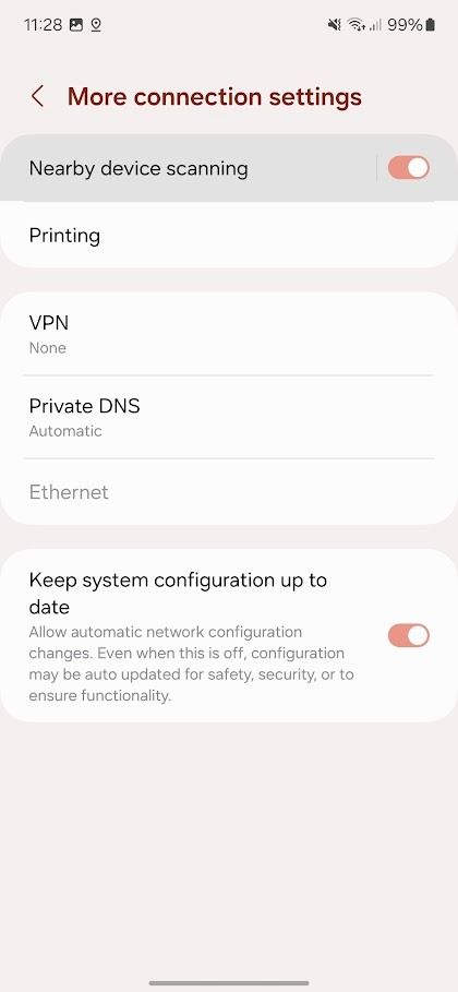 samsung galaxy more connection settings