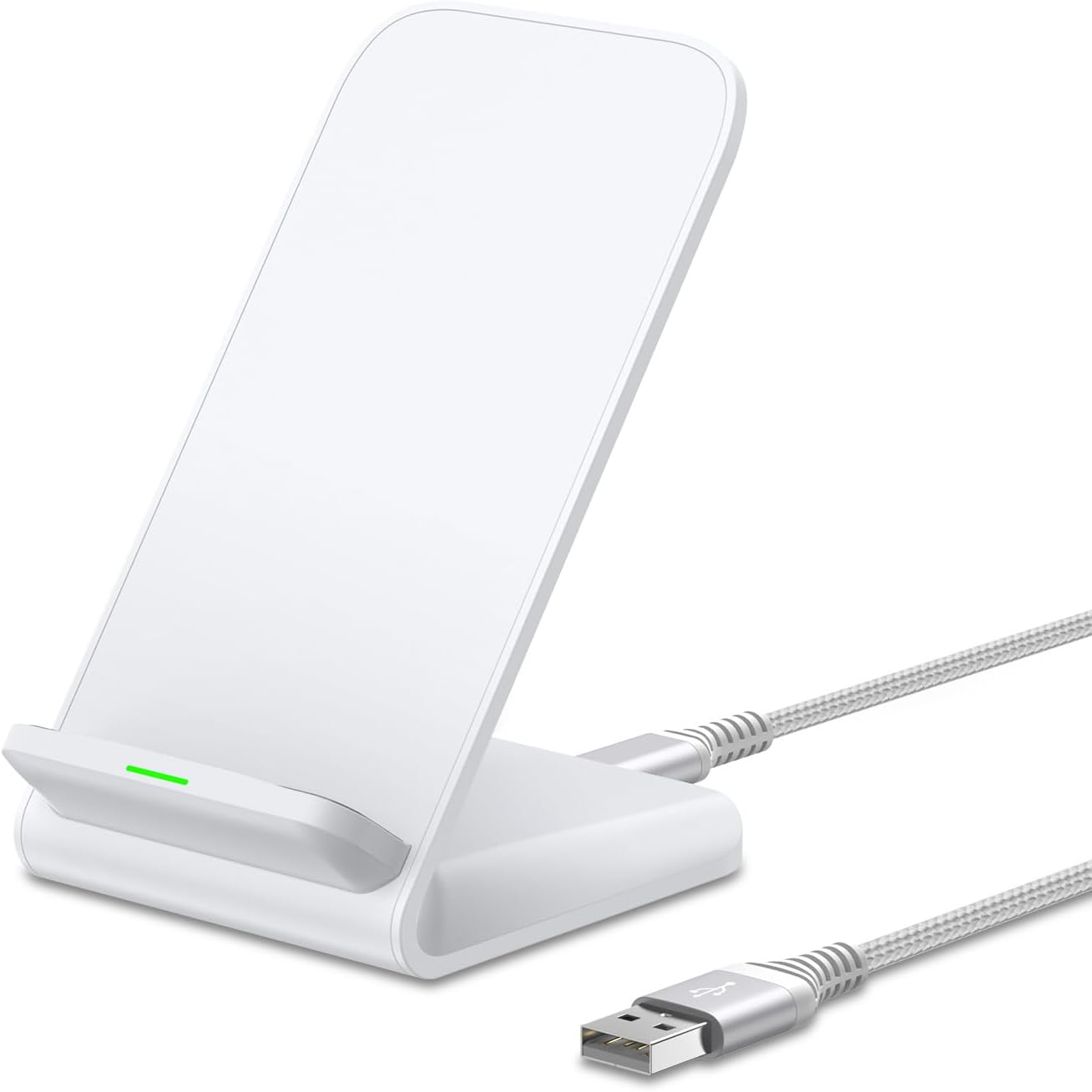 Sidpro 15W Wireless Charging Station on white background with USB cord