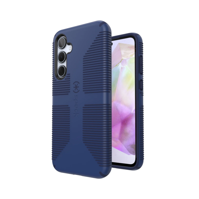 Speck ImpactHero Grip for Galaxy A35, front and back views