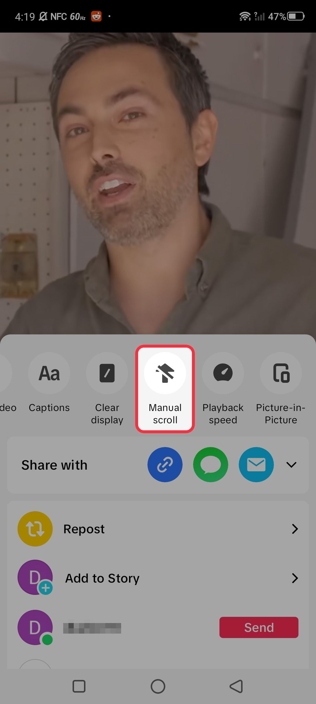 TikTok: How to auto scroll through posts