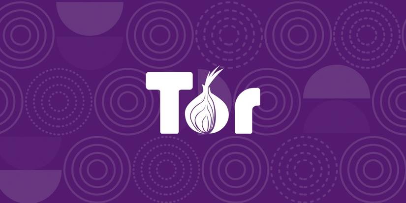 Tor Project logotipo sobre fondo púrpura