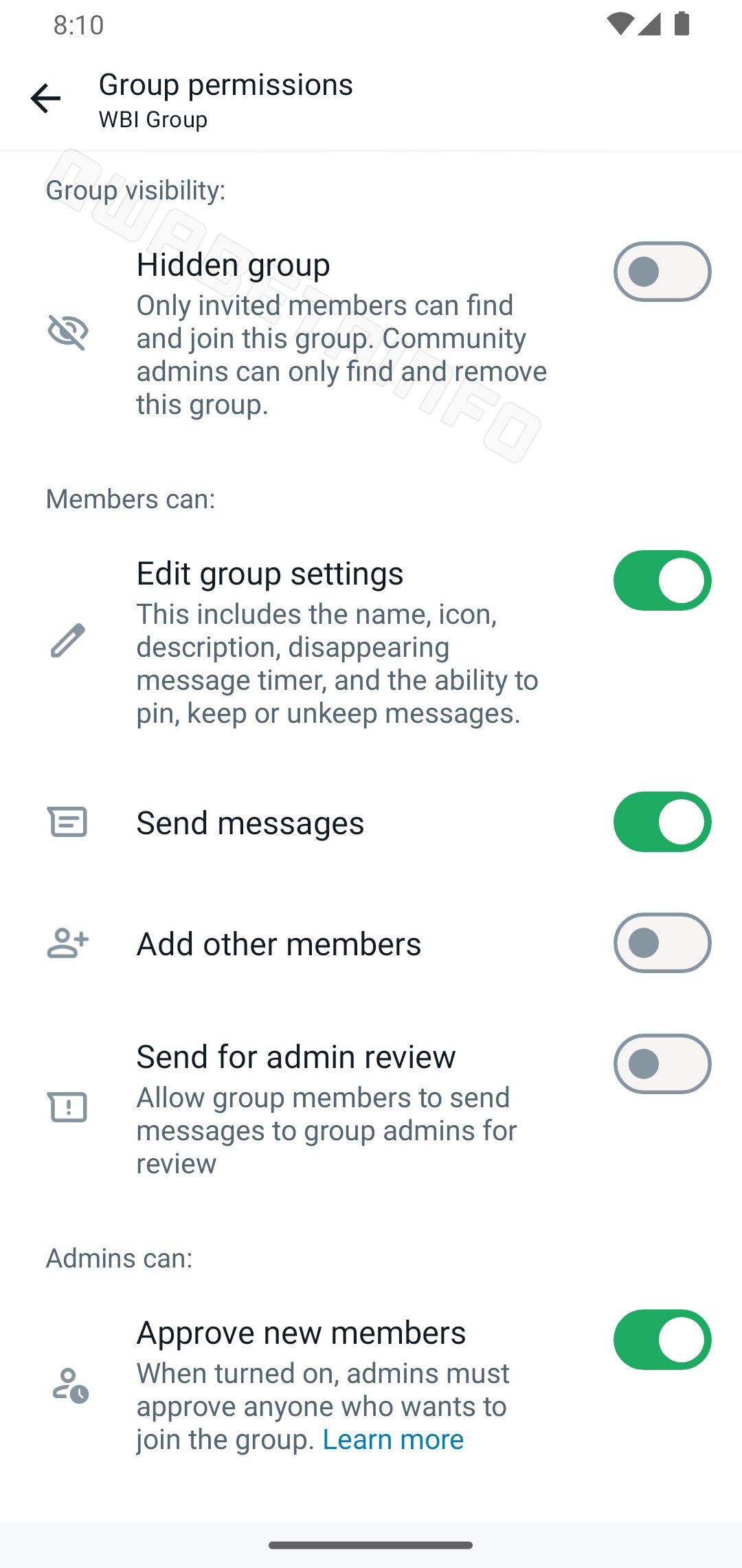 WhatsApp Android Hidden Community Groups