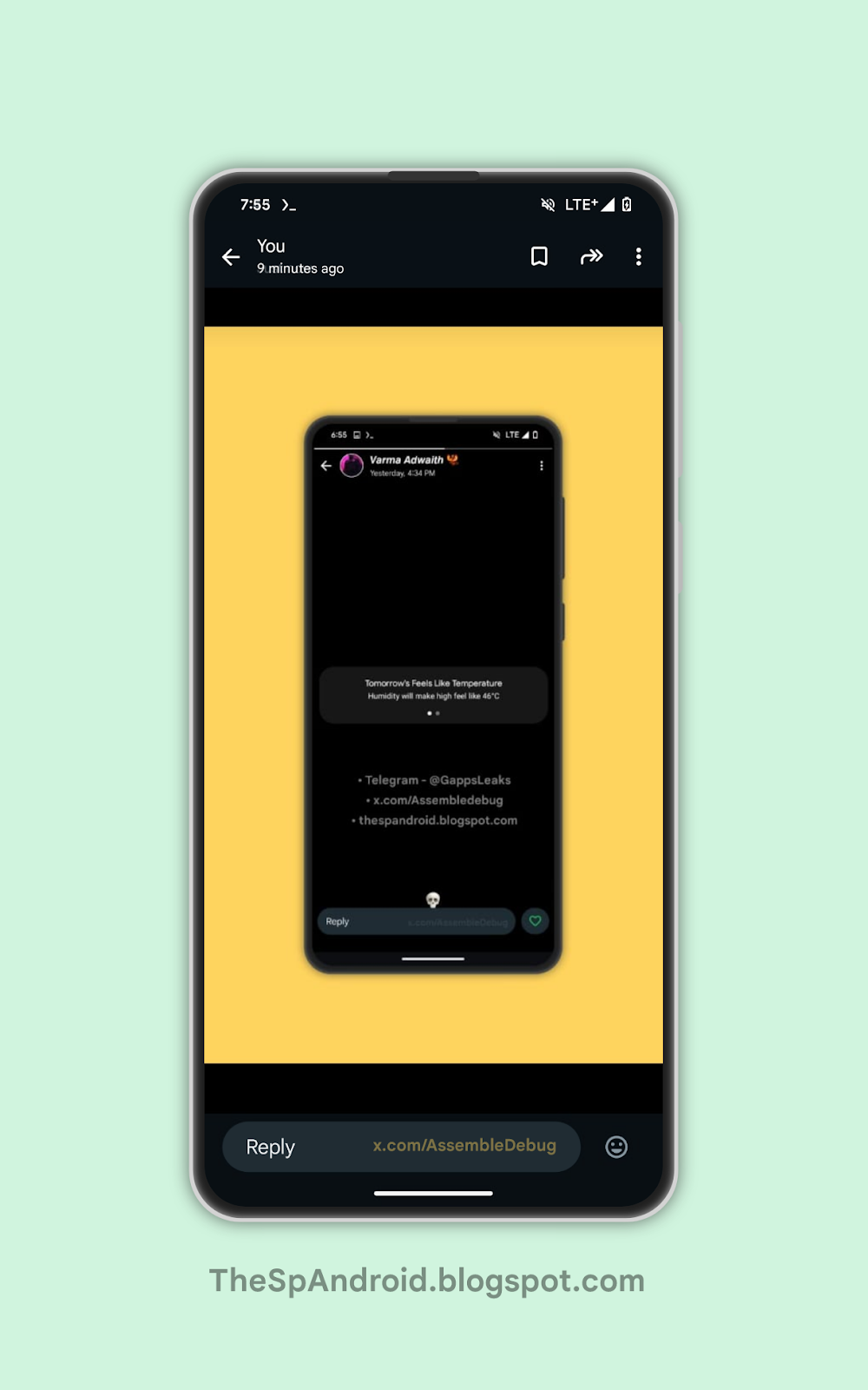 reaction emoji whatsapp video call android