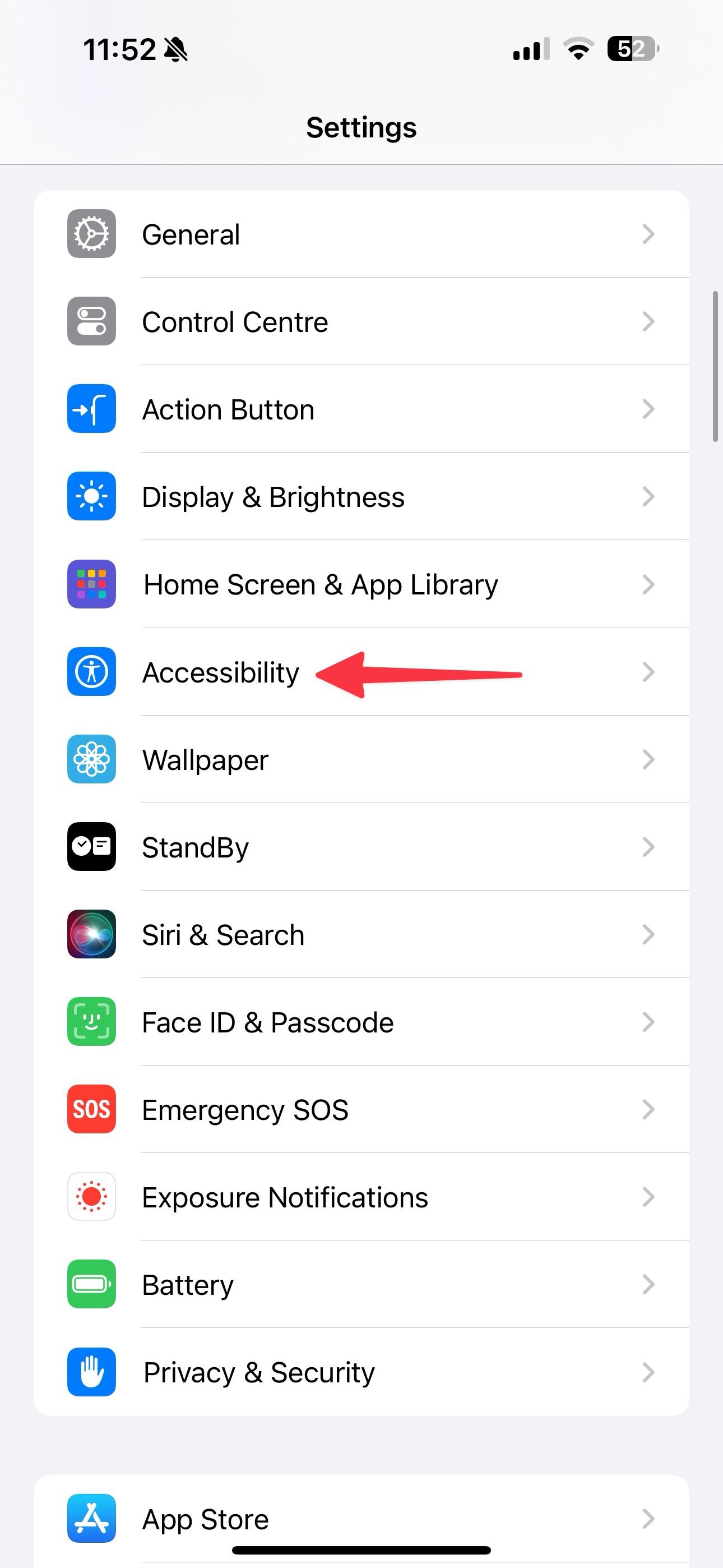 Accessibility on iPhone