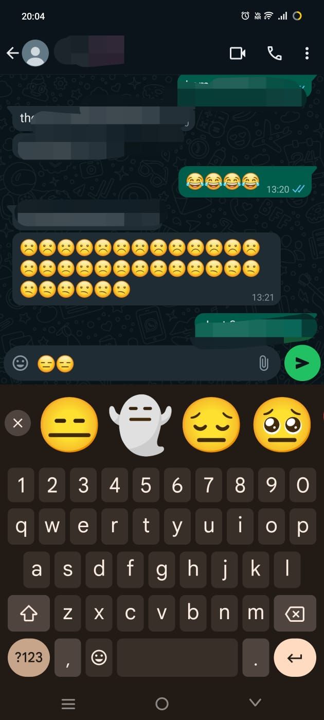 Screenshot showing the emoji kitchen feature on Android