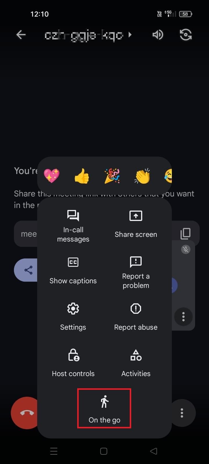 Google Meet: How to use On-the-Go mode