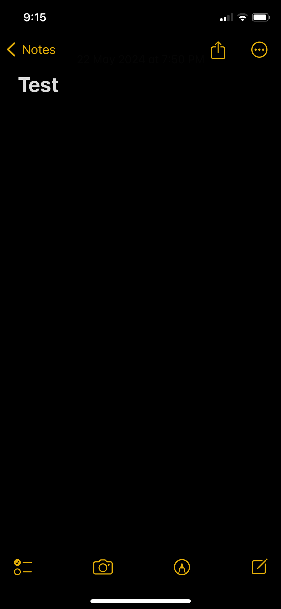 Select the Send button on the top-right corner of the screen.