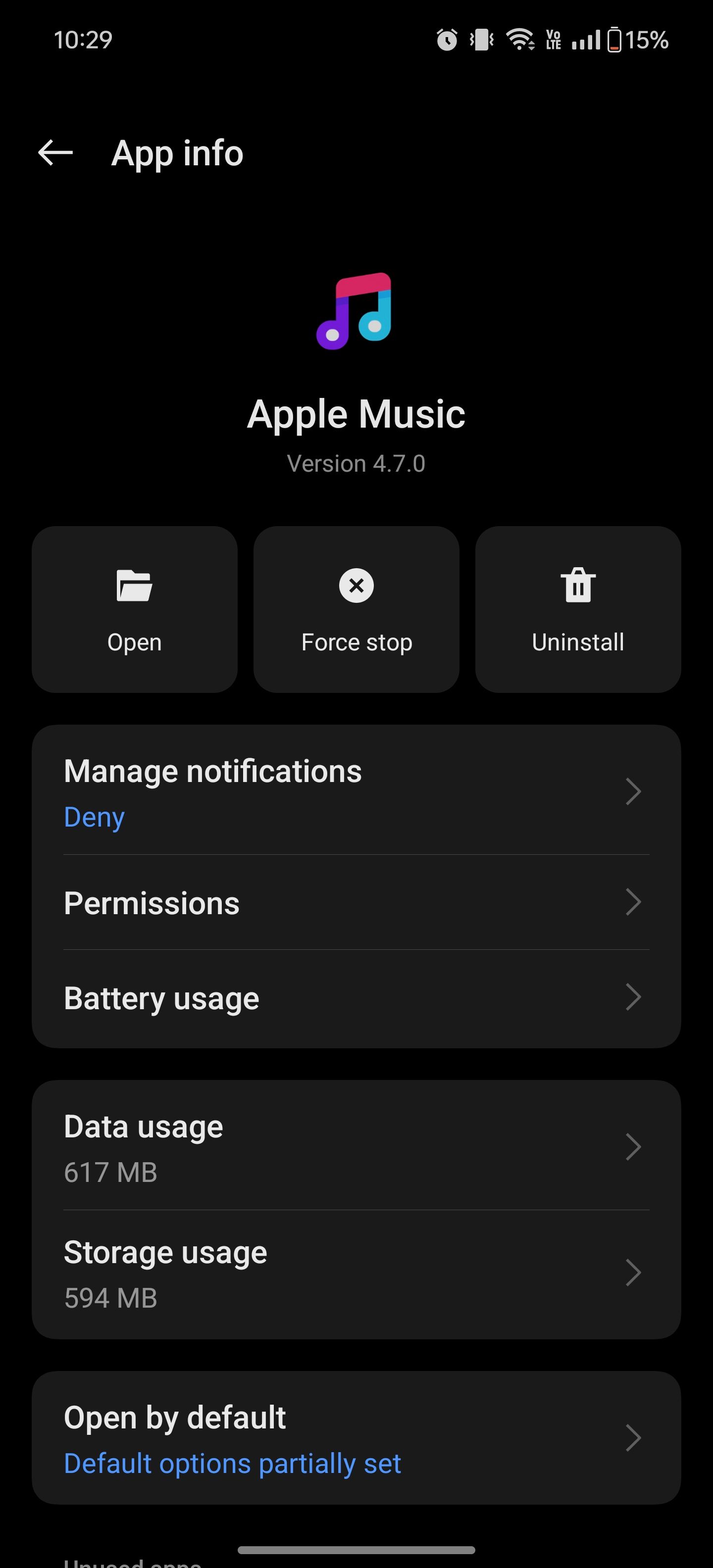 Force stop apps on OnePlus Open