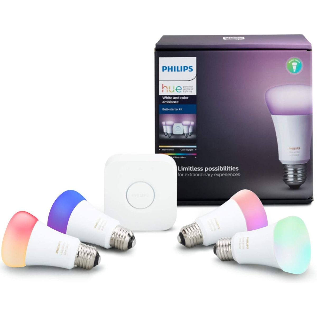 The Philips Hue Smart Bulb Starter Kit