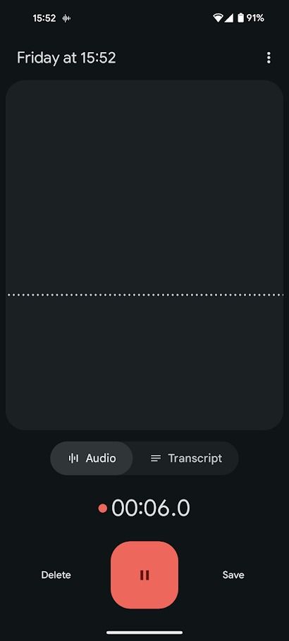 pixel recorder app active recording