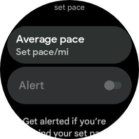 Screenshot the Alert toggle on The Google Pixel Watch 2