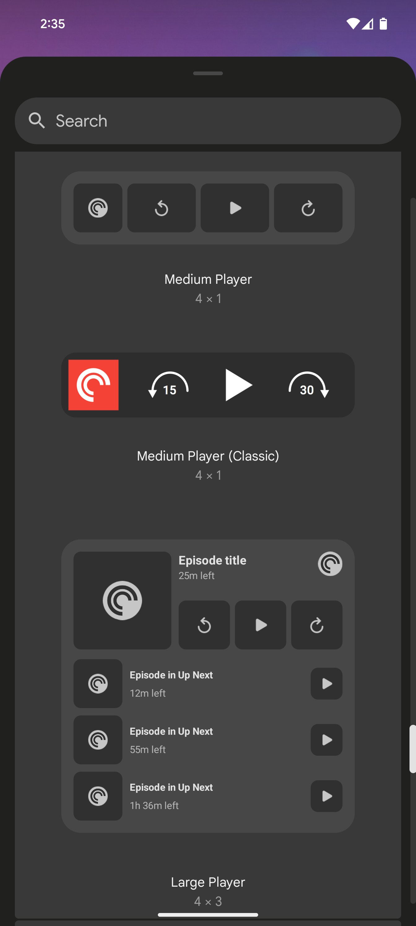 Pocket Casts finally rolls out Material You widgets for Android users